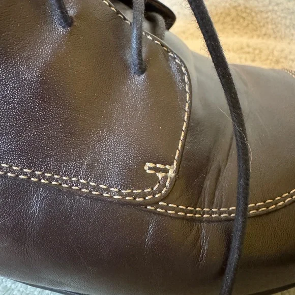 WOLKY Brown Leather Ladies Boots - Picture 7 of 13